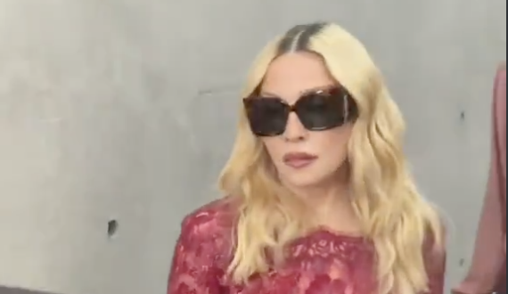 Madonna à la Fashion Week