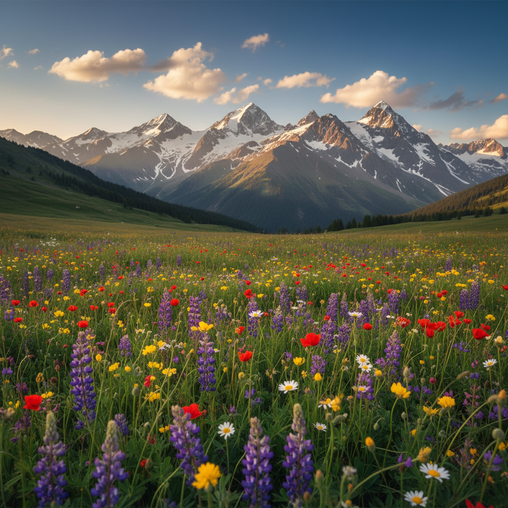 montagne en été