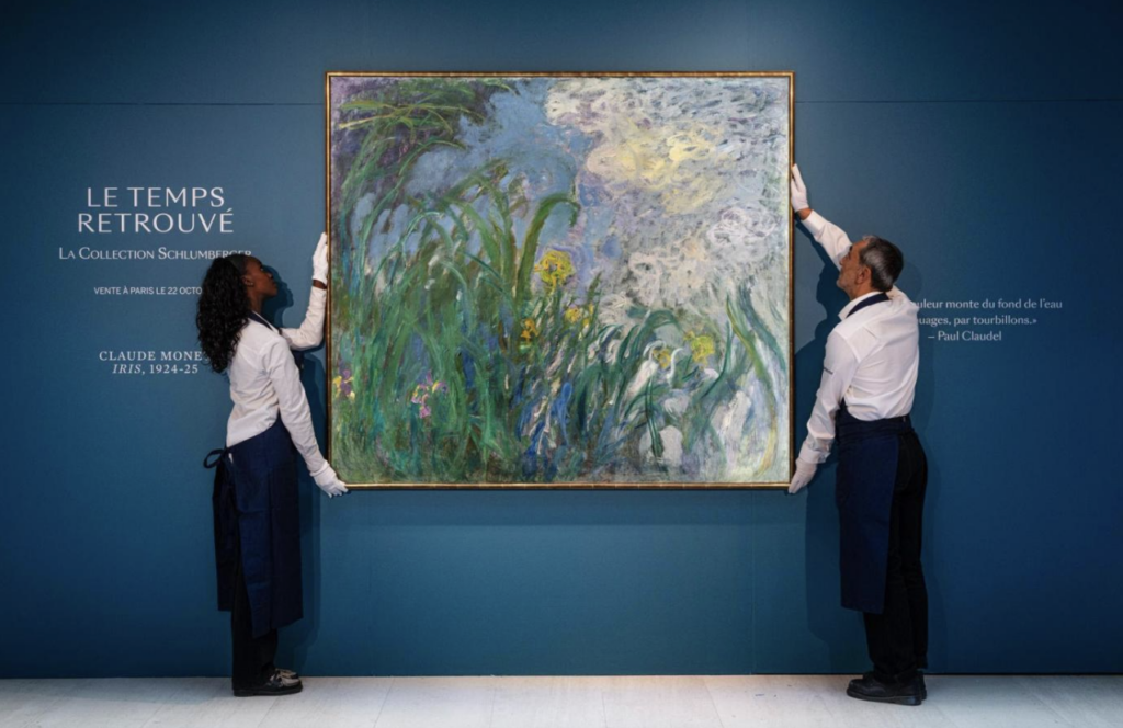 Iris par Monet