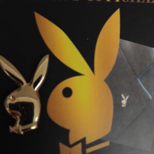 Pin's collector Playboy doré