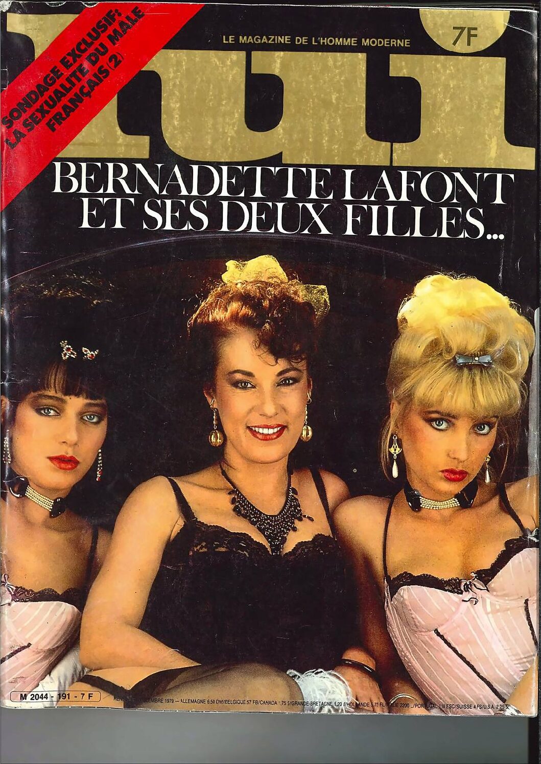 Couverture du numéro d'archives LUI – Bernadette Lafont
